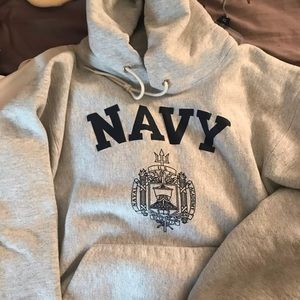 Navy hoodie